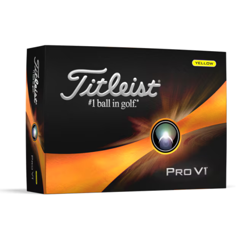 Titleist Pro V1 Gul - Dussin