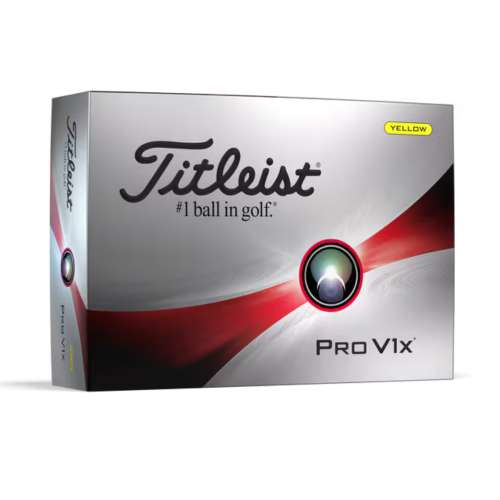 Titleist Pro V1 X Gul - Dussin